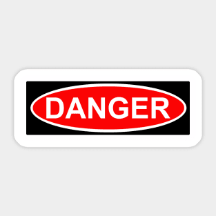 Danger Sticker